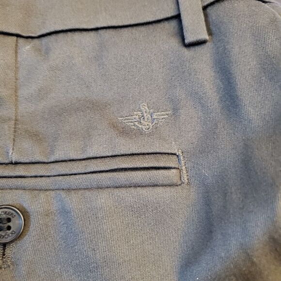 2 Pair Dockers & Wing & Anchor Dockers Khakis 36" x 30" Gray-ish Charcoal & Blue - Picture 3 of 16
